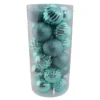 24 Palline Per Albero Di Natale Mix Verde Chiaro 87353