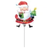 5 PALLONCINI MINI FOIL BABBO NATALE CON ASTA -Offerta economica Silikomart 5 palloncini mini foil babbo natale con asta
