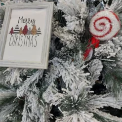 ALBERO DI NATALE INNEVATO ALASKA EFFETTO REAL TOUCH + FLOCK 150CM 489R -Offerta economica Silikomart Albero di Natale Innevato ALASKA Effetto real touch Flock 150cm 489R 4