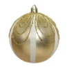 PALLINA DI NATALE ORO 8 CM