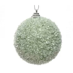 PALLINA DI NATALE SALVIA SAGE GREEN 8 CM
