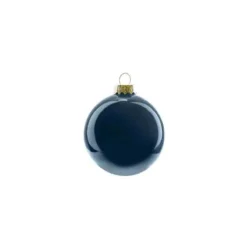 Palline Di Natale Sfera In Vetro 10 Cm BLU N16048/BL 12 Pz