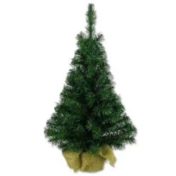 ALBERO DI NATALE - ABETE ARTIFICIALE CON SACCO JUTA