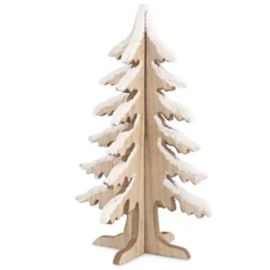 ALBERO DI NATALE DI LEGNO DECORATIVO