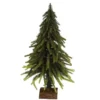 ALBERO DI NATALE FINTO ABETE CON BASE DI LEGNO -Offerta economica Silikomart albero di natale finto abete con base di legno