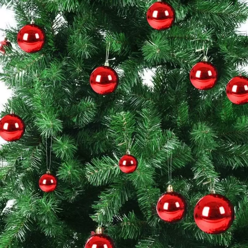 ALBERO DI NATALE ROSSO E ORO FAI DA TE 4 ALBERO DI NATALE ROSSO E ORO FAI DA TE - immagine 2