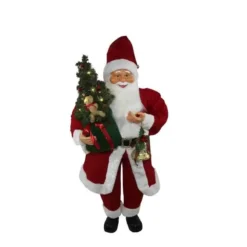 Babbo Natale Decorativo Con Musica E Led 110 Cm