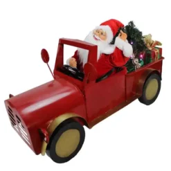 AUTOMOBILE DI BABBO NATALE CON LED MUSICA E MOVIMENTO