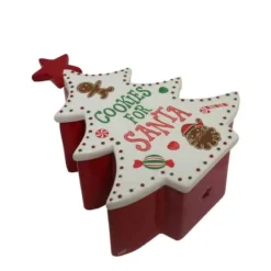 Biscottiera Albero Di Natale " Cookies For Santa "