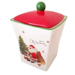 BISCOTTIERA CON BABBO NATALE MERRY CHRISTMAS