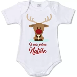 BODY IL MIO PRIMO NATALE RENNA 6 MESI