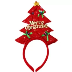 CERCHIETTO ROSSO ALBERO DI NATALE – CERCHIETTO MERRY CHRISTMAS