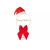 CERCHIO MERRY CHRISTMAS CON CAPPELLO BABBO NATALE E FIOCCO ROSSO -Offerta economica Silikomart cerchio merry christmas con cappello babbo natale e fiocco rosso