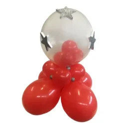 COMPOSIZIONE PALLONCINI NATALE - CENTROTAVOLA