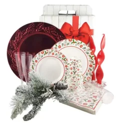 COORDINATO TAVOLA COMPLETO PER NATALE – CON SCATOLA