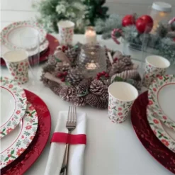 COORDINATO TAVOLA COMPLETO PER NATALE – CON SCATOLA -Offerta economica Silikomart coordinato tavola completo per natale con scatola 3