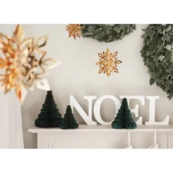 DECORAZIONE ALBERO DI NATALE A NIDO D'APE 20 CM - 3 PZ -Offerta economica Silikomart decorazione albero di natale a nido d ape 20 cm 3 pz 2
