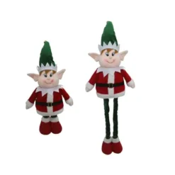 Elfo Di Natale Allungabile In Tessuto