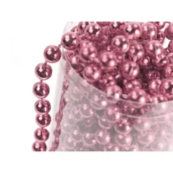 FILO DI PERLE ROSA PER ALBERO DI NATALE – 1 TUBO