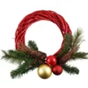GHIRLANDA NATALIZIA ROSSA IN LEGNO INTRECCIATO CON PALLINE E PINO – CORONA FAI DA TE NATALE 2 GHIRLANDA NATALIZIA ROSSA IN LEGNO INTRECCIATO CON PALLINE E PINO – CORONA FAI DA TE NATALE -Offerta economica Silikomart ghirlanda natalizia rossa in legno intrecciato con palline e pino corona fai da te natale