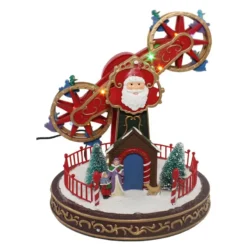 GIOSTRINA NATALIZIA BABBO NATALE LED E MUSICA