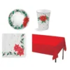 KIT N 3 COORDINATO TAVOLA NATALIZIO " STELLA DI NATALE " KIT DECORAZIONE FESTA -Offerta economica Silikomart kit n 3 coordinato tavola natalizio stella di natale kit decorazione festa