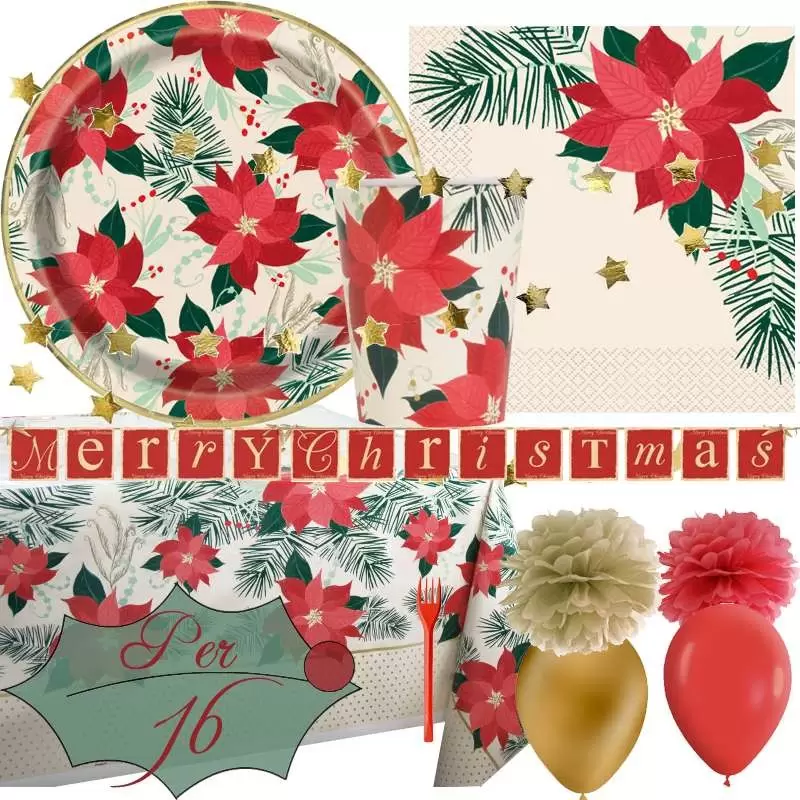 KIT N.54 STELLA DI NATALE NEW - COORDINATO TAVOLA 3 KIT N.54 STELLA DI NATALE NEW - COORDINATO TAVOLA