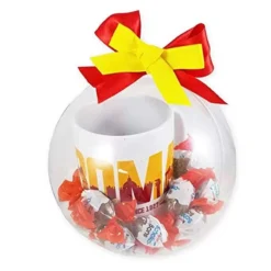 PALLINA DI NATALE AS ROMA CON TAZZA