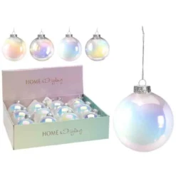 Pallina Di Natale Iridescente 10mm - 1pz