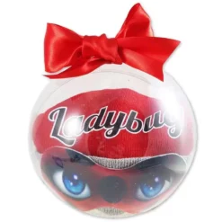 PALLINA DI NATALE LADYBUG PRODIGIOSA – CON CAPPELLINO