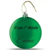 PALLINA NATALIZIA VERDE IL MIO PRIMO NATALE CON NOME PERSONALIZZABILE -Offerta economica Silikomart pallina natalizia bianca il mio primo natale con nome personalizzabile