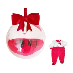 PALLINA NATALIZIA CALDO NATALE TUTINA ORSETTO 1 MESE