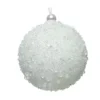 PALLINE DI NATALE BIANCHE GLITTER - 6 PZ -Offerta economica Silikomart palline di natale bianche glitter 6 pz