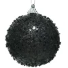 PALLINE NERE DI NATALE GLITTER - 12 PZ -Offerta economica Silikomart palline nere di natale glitter 12 pz