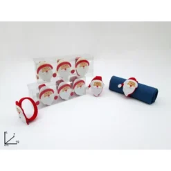 PORTATOVAGLIOLO BABBO NATALE 425615 9 Pz.