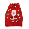 SACCO BABBO NATALE ROSSO CON NEVE IN FELTRO 50 X 70 CM -Offerta economica Silikomart sacco babbo natale rosso con neve in feltro 50 x 70 cm