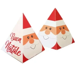 SCATOLINE PIRAMIDE BABBO NATALE - 20 PZ