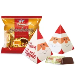SCATOLINE PIRAMIDE BABBO NATALE CON GIANDUIOTTI