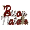 SCRITTA BUON NATALE DI LEGNO DECORATIVA -Offerta economica Silikomart scritta decorativa in legno buon natale 22 x 16 cm 64470