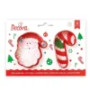 2 TAGLIAPASTA BABBO NATALE CANDY CANE -Offerta economica Silikomart set 2 Tagliapasta babbo natale e candy cane 0255068