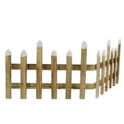 STACCIONATA DI LEGNO NATURALE PER ALBERO DI NATALE