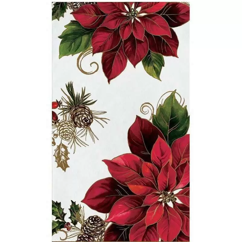 TOVAGLIA STELLA DI NATALE GOLDEN GREENERY 4 TOVAGLIA STELLA DI NATALE GOLDEN GREENERY - immagine 2