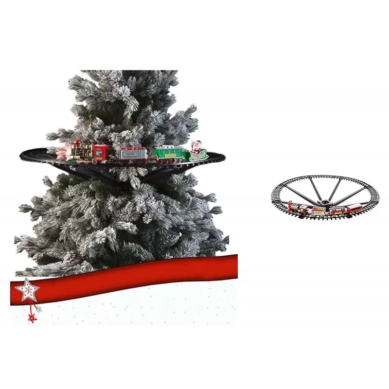 TRENINO PER ALBERO DI NATALE 4 TRENINO PER ALBERO DI NATALE - immagine 2