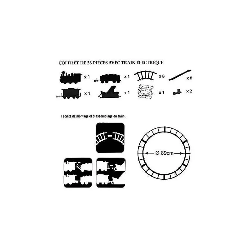 TRENINO PER ALBERO DI NATALE 5 TRENINO PER ALBERO DI NATALE - immagine 3