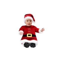VESTITO NEONATA BABBO NATALE N5640