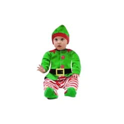 VESTITO NEONATO ELFO DI NATALE N5639